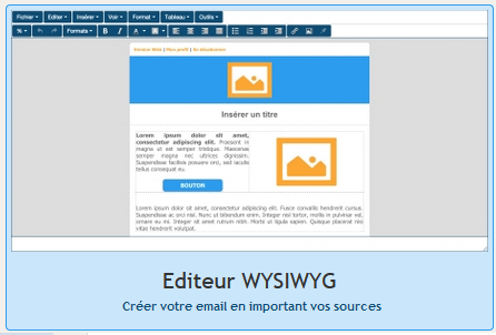 éditeur wysiwyg responsive